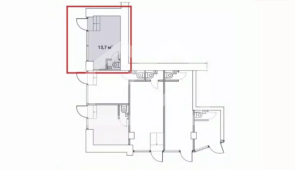 Торговая площадь в Москва просп. Мира, 97 (14 м) - Фото 2