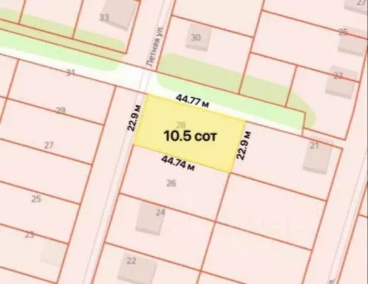 Участок в Нижегородская область, Кстово ул. Летняя, 28 (10.5 сот.) - Фото 1