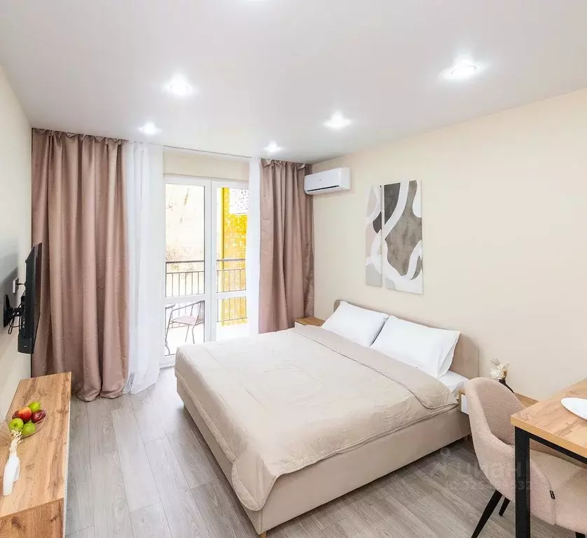 Студия Краснодарский край, Сочи ул. Искры, 88к3 (28.0 м) - Фото 0