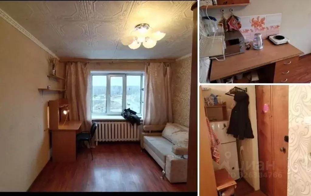 Комната Коми, Сыктывкар ул. Пушкина, 128 (13.0 м) - Фото 1