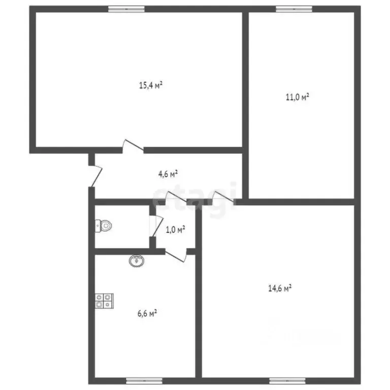 3-к кв. Владимирская область, Ковров ул. Киркижа, 6/18 (54.0 м) - Фото 2