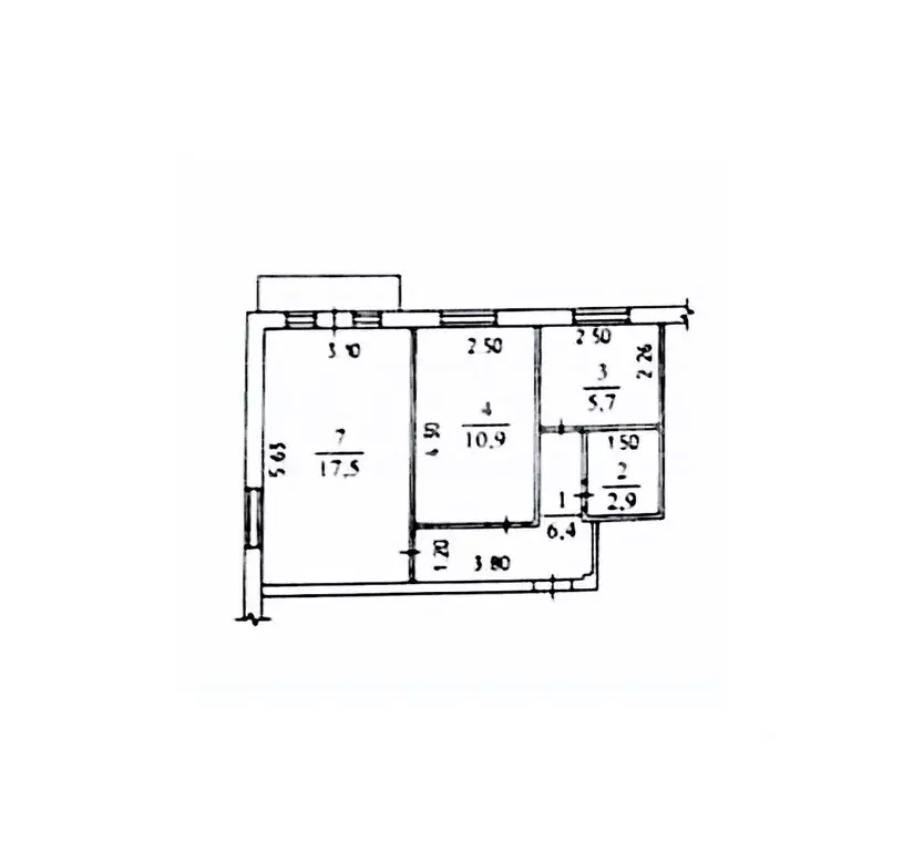 2-к кв. Кемеровская область, Кемерово ул. 9 Января, 4 (43.4 м) - Фото 1