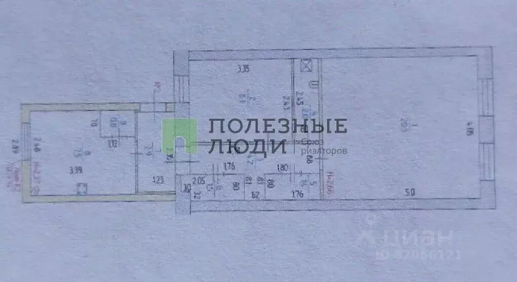 2-к кв. Курганская область, Курган ул. Пушкина, 6 (48.7 м) - Фото 2