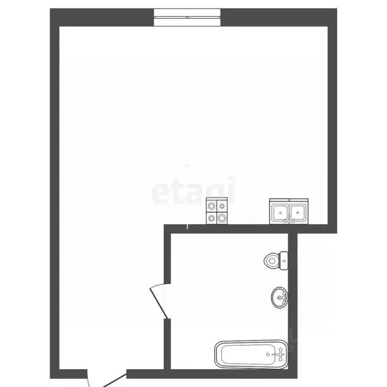 Студия Тюменская область, Тюменский муниципальный округ, д. Патрушева ... - Фото 1