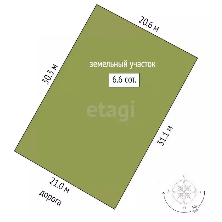 Участок в Костромская область, Кострома Красинец СТ, 51 (6.6 сот.) - Фото 2