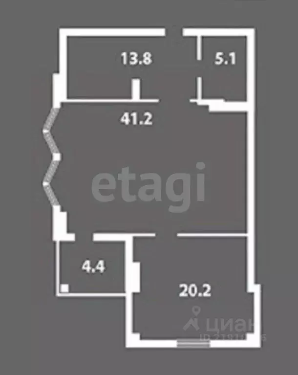 3-к кв. Калининградская область, Светлогорск ул. Ленина, 17 (85.0 м) - Фото 1