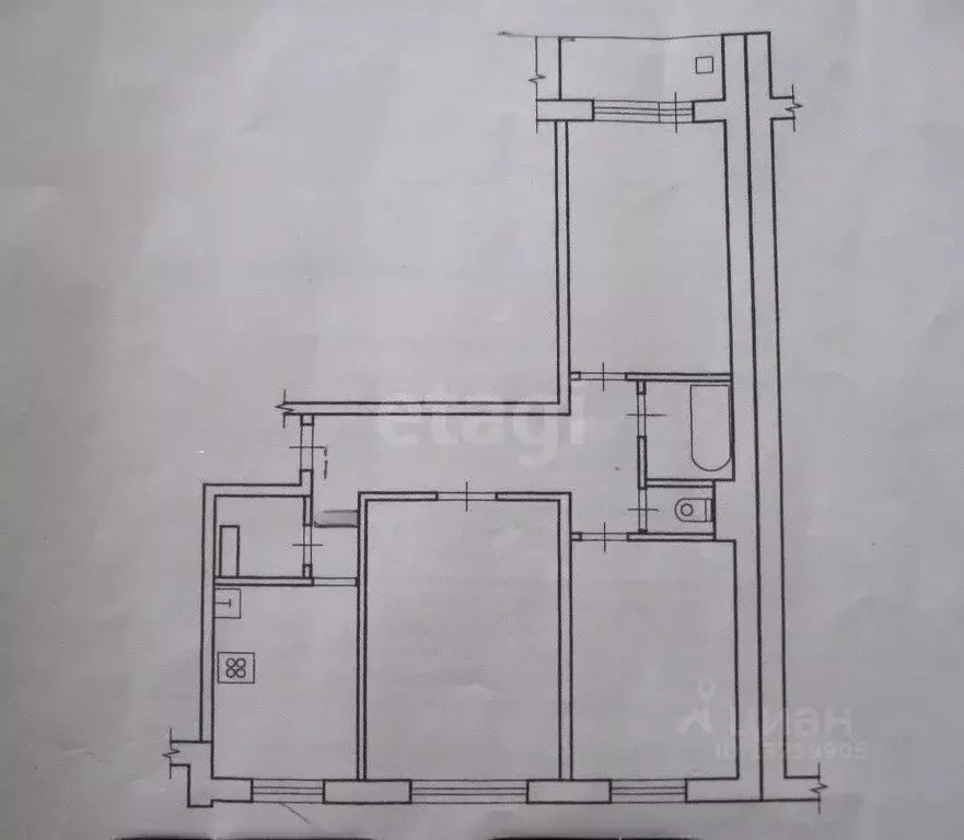 3-к кв. Липецкая область, Липецк ул. Героя России Эдуарда Белана, 8 ... - Фото 2
