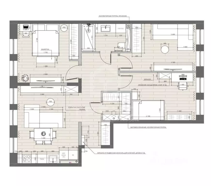 3-комнатная квартира: Санкт-Петербург, улица Чапаева, 17к2 (83 м) - Фото 1