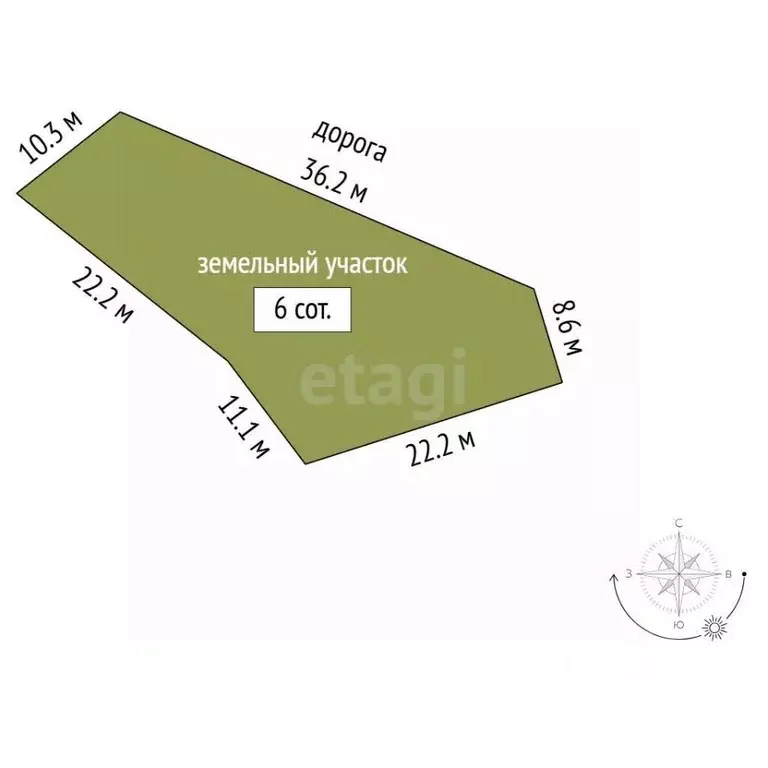Участок в Севастополь ул. Воронежская (6.0 сот.) - Фото 2
