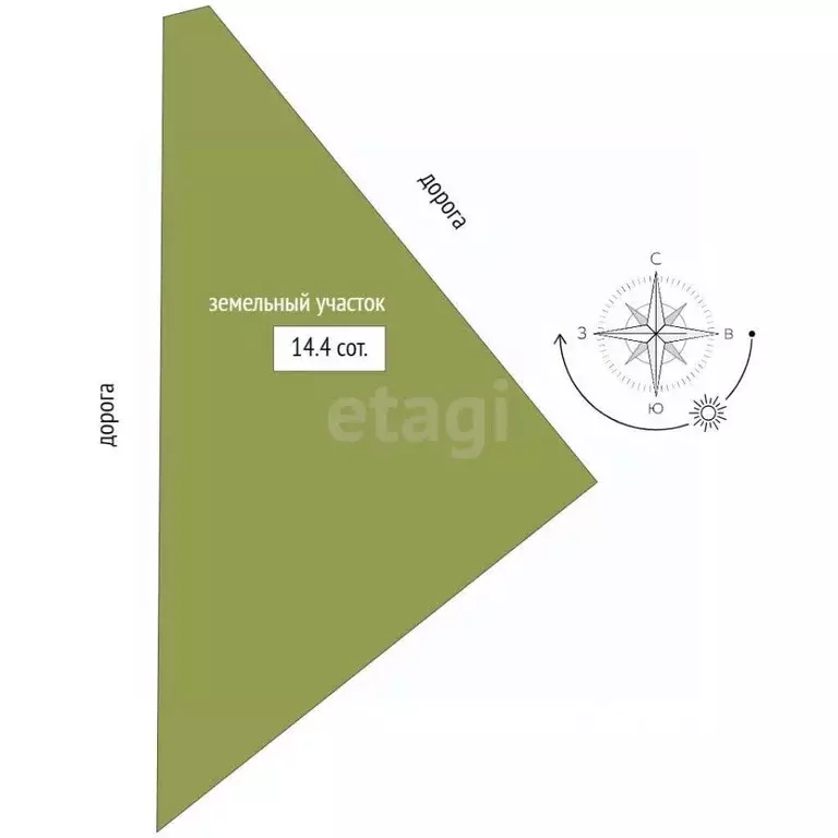 Участок в Вологодская область, Вологда пер. Рябиновый (14.4 сот.) - Фото 2