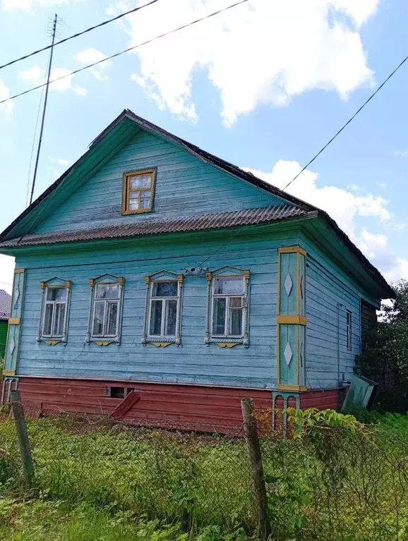 Дом в Тверская область, Кимрский муниципальный округ, д. Романово  (71 ... - Фото 1