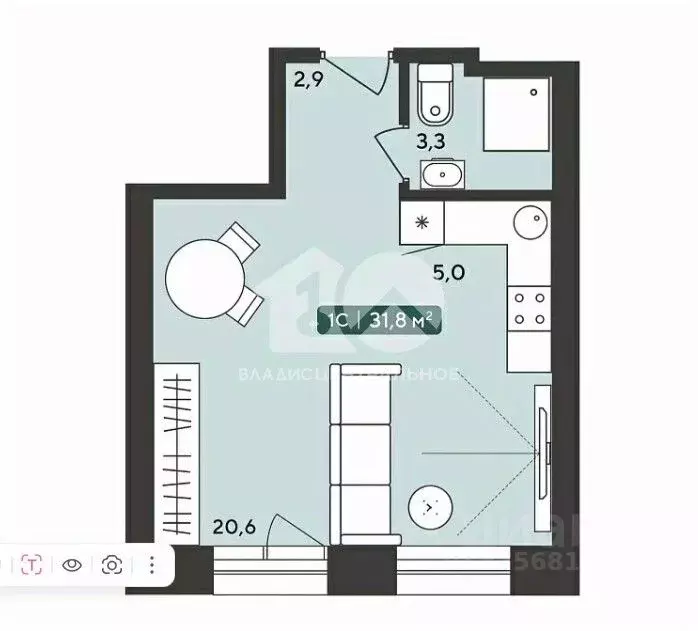 Студия Новосибирская область, Мошковский район, пос. Октябрьский ... - Фото 2
