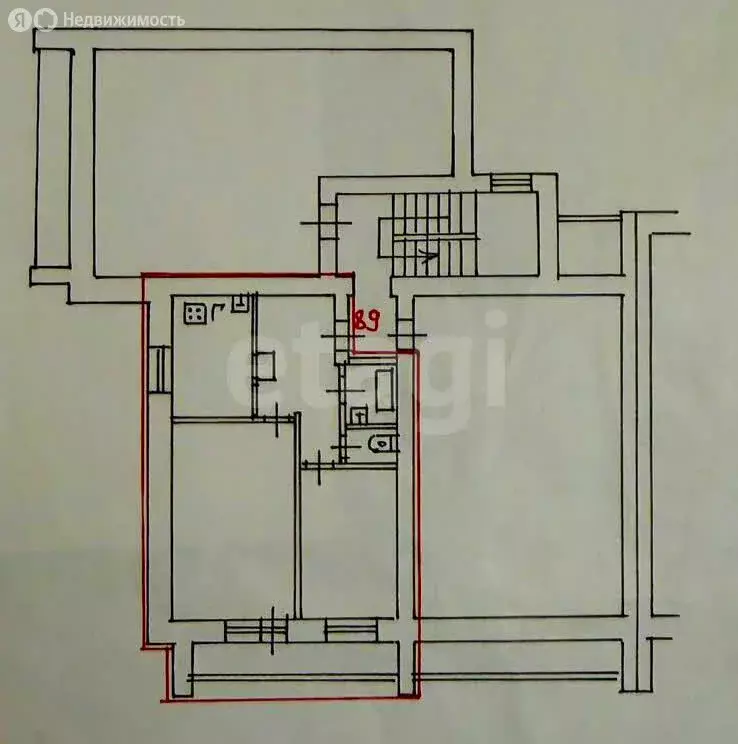 2-комнатная квартира: Ярославль, улица Александра Невского, 3к2 (48.4 ... - Фото 0