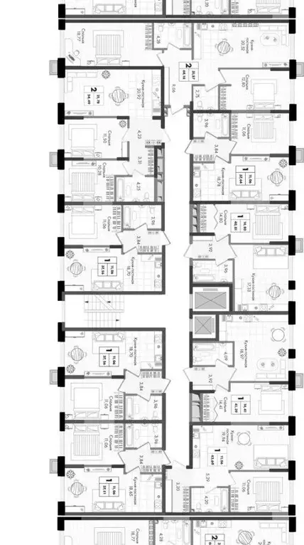 1-к кв. Краснодарский край, Краснодар Зеленая Территория жилой ... - Фото 2
