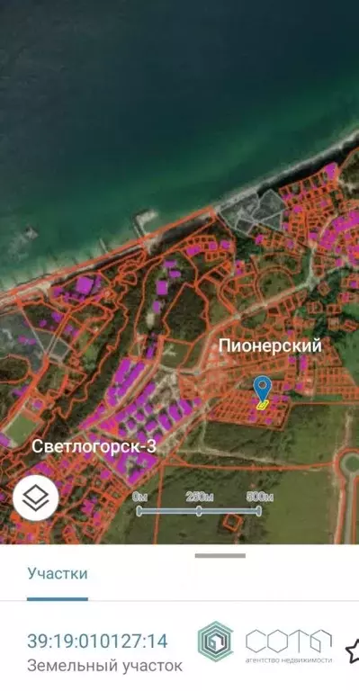 Участок в Калининградская область, Пионерский ул. Прибрежная (5.0 ... - Фото 0