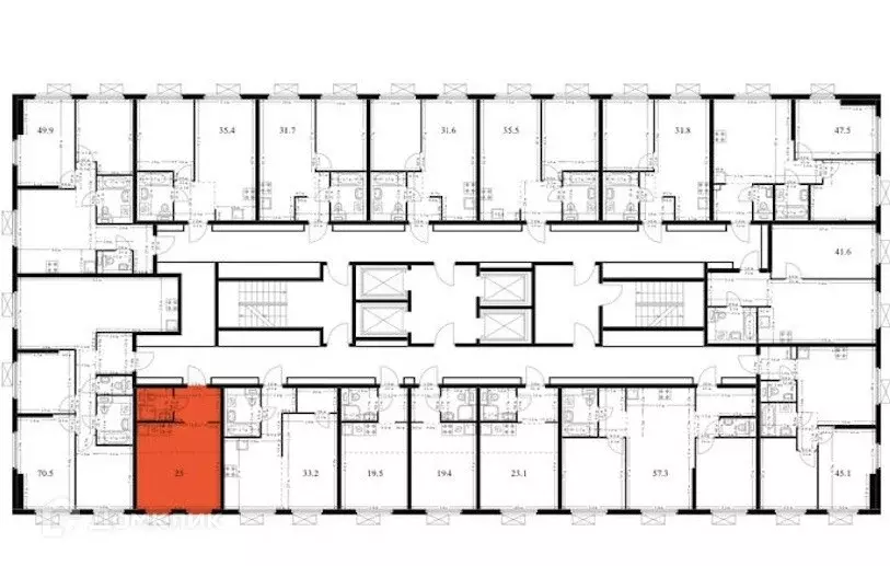 Продаётся квартира-студия, 25 м - Фото 1