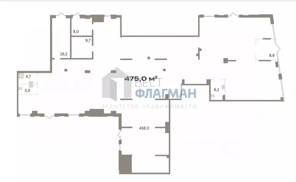 Помещение свободного назначения в Москва Квартал Герцена жилой ... - Фото 2