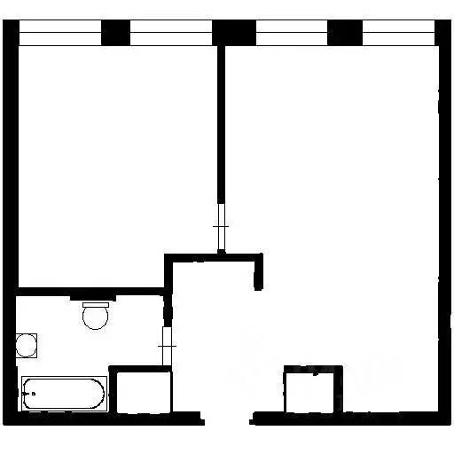 2-к кв. Калужская область, Белоусово Жуковский район, Калужская ул., 3 ... - Фото 2