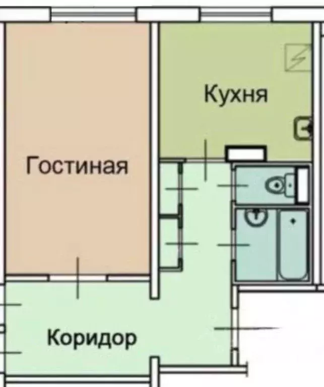 1-к кв. Москва Литовский бул., 46К1 (46.7 м) - Фото 1