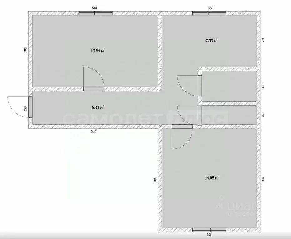 2-к кв. Московская область, Наро-Фоминский городской округ, Селятино ... - Фото 2