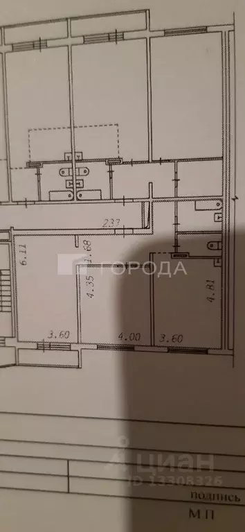 2-к кв. Новосибирская область, Новосибирск ул. Фадеева, 66/4 (73.2 м) - Фото 2