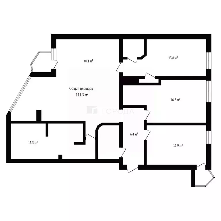 4-к кв. Кемеровская область, Кемерово просп. Ленина, 55б (111.3 м) - Фото 2