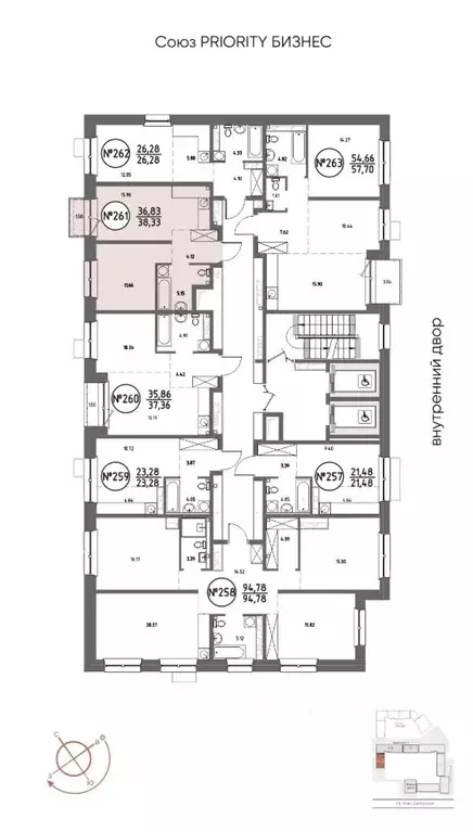 1-к кв. Иркутская область, Иркутск Макс жилой комплекс (38.33 м) - Фото 1
