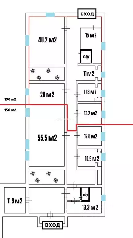 Офис в Крым, Симферополь ул. Кечкеметская, 108 (11 м) - Фото 2