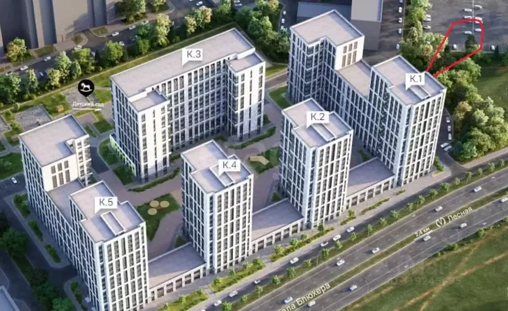 1-к кв. Санкт-Петербург Полюстрово тер., Б15 жилой квартал,  (35.42 м) - Фото 0