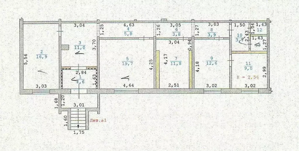 Офис в Свердловская область, Верхний Тагил Лесная ул., 19 (106 м) - Фото 0