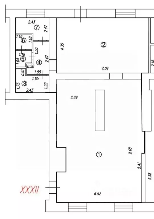 Помещение свободного назначения в Москва Ленинский просп., 72/2 (102 ... - Фото 2