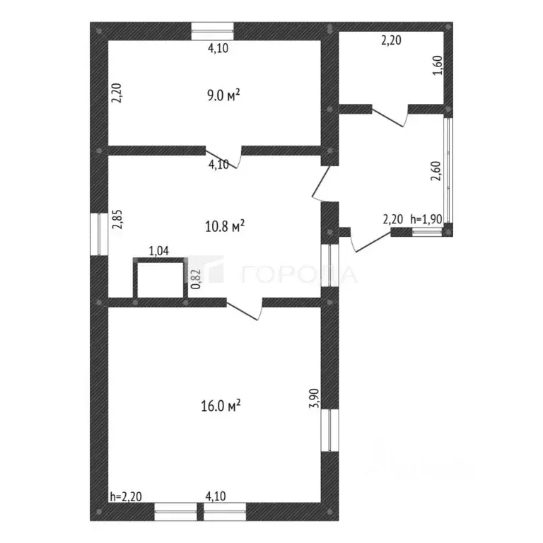 Дом в Кемеровская область, Осинники Береговая ул., 69 (36 м) - Фото 2