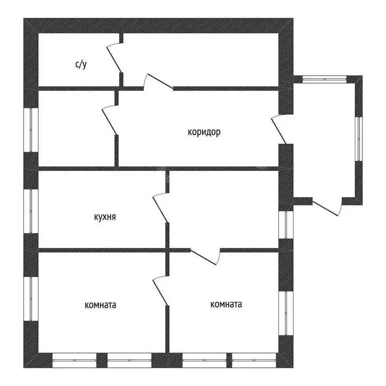 Дом в посёлок Тихорицы, Садовая улица (75.2 м) - Фото 2