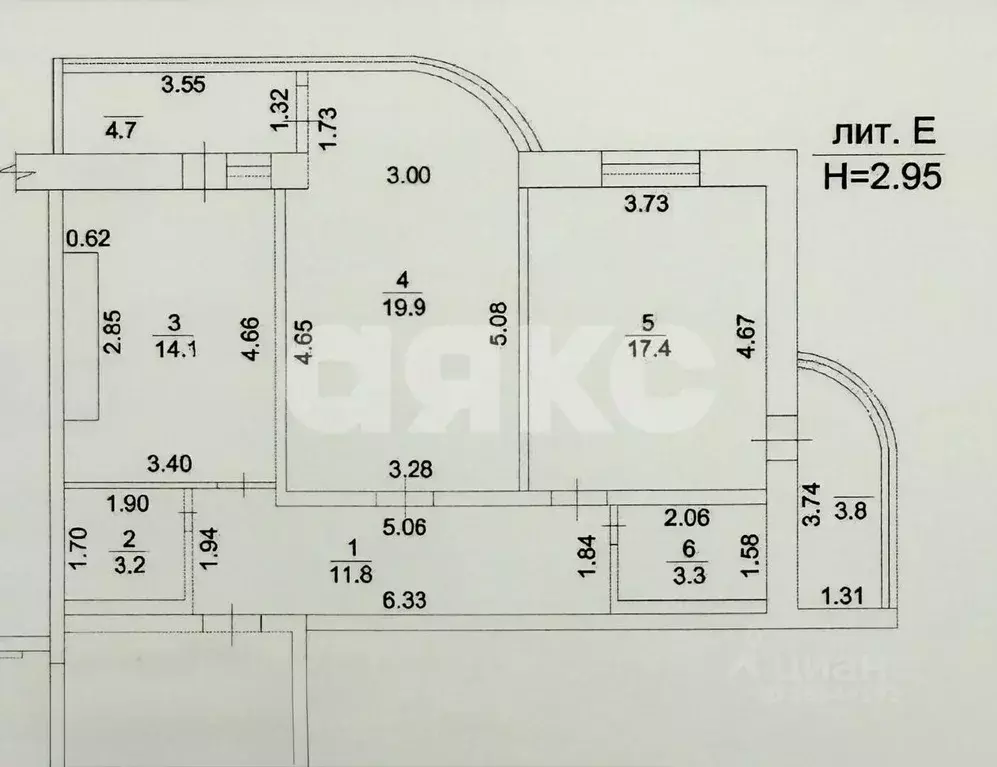 2-к кв. Краснодарский край, Анапа ул. Крылова, 17к5 (78.2 м) - Фото 2