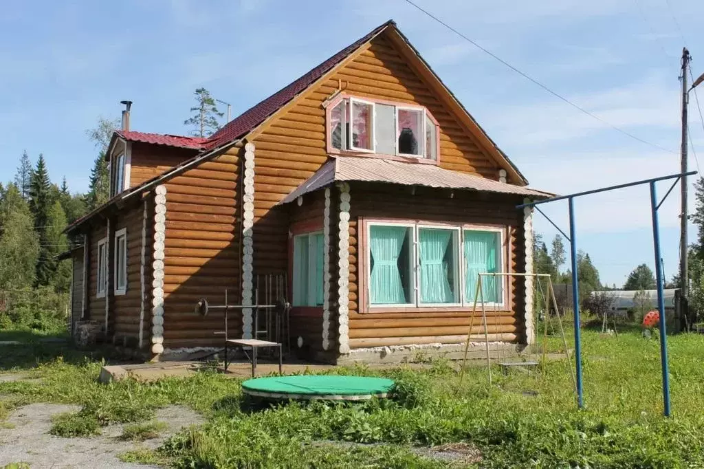 Дом в Карелия, Питкярантский муниципальный округ, д. Янис ул. Полевая, ... - Фото 1