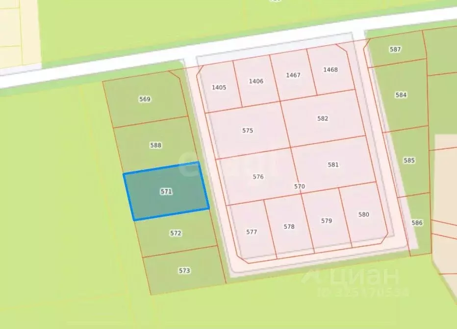 Участок в Ленинградская область, Ломоносовский район, Пениковское ... - Фото 1