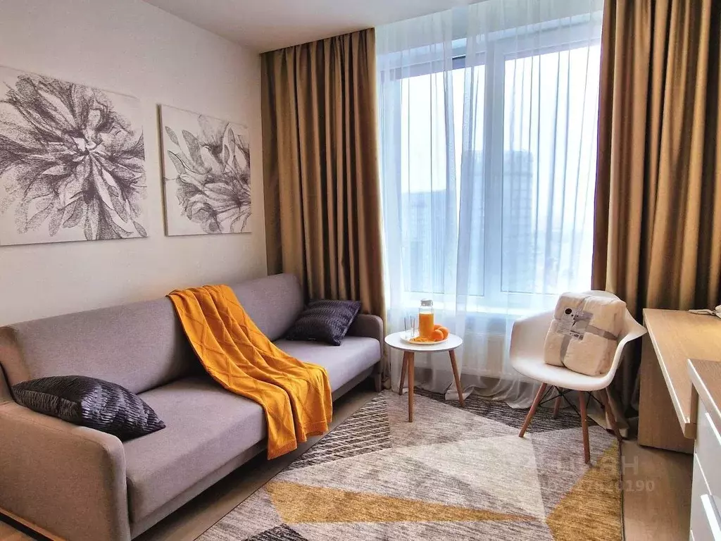 Студия Москва ул. 1-я Леонова, 18 (21.4 м) - Фото 1