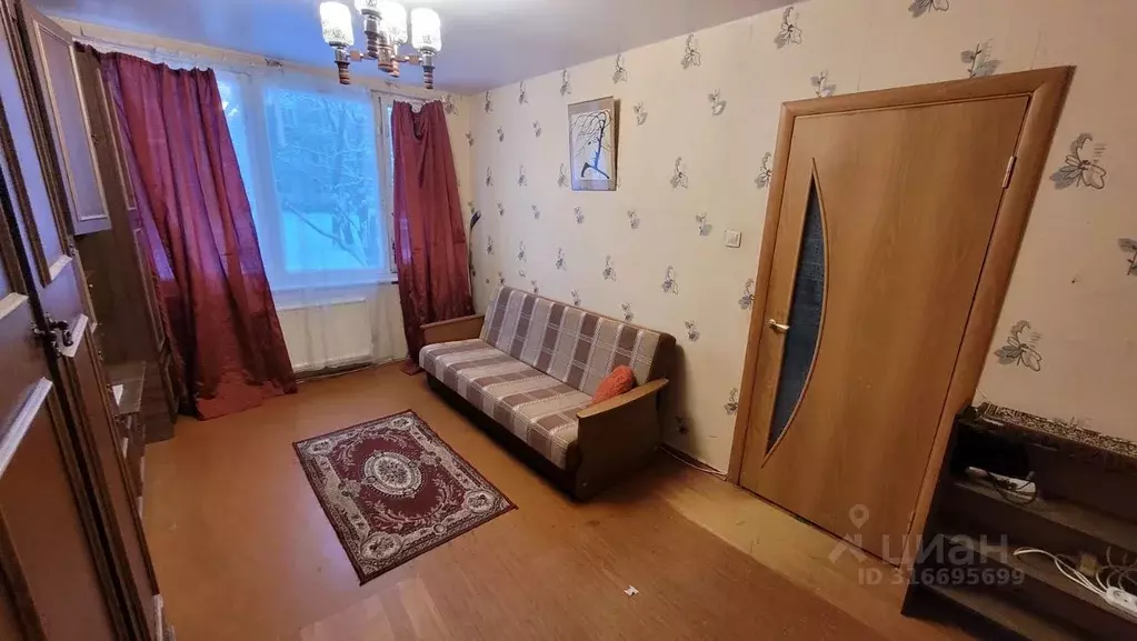 1-к кв. Санкт-Петербург ул. Димитрова, 14К2 (28.83 м) - Фото 0