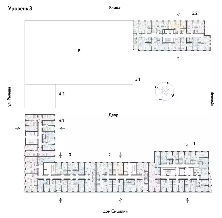 Студия Тюменская область, Тюмень ДОК мкр, ул. Ярославская, 9к1 (25.13 ... - Фото 1