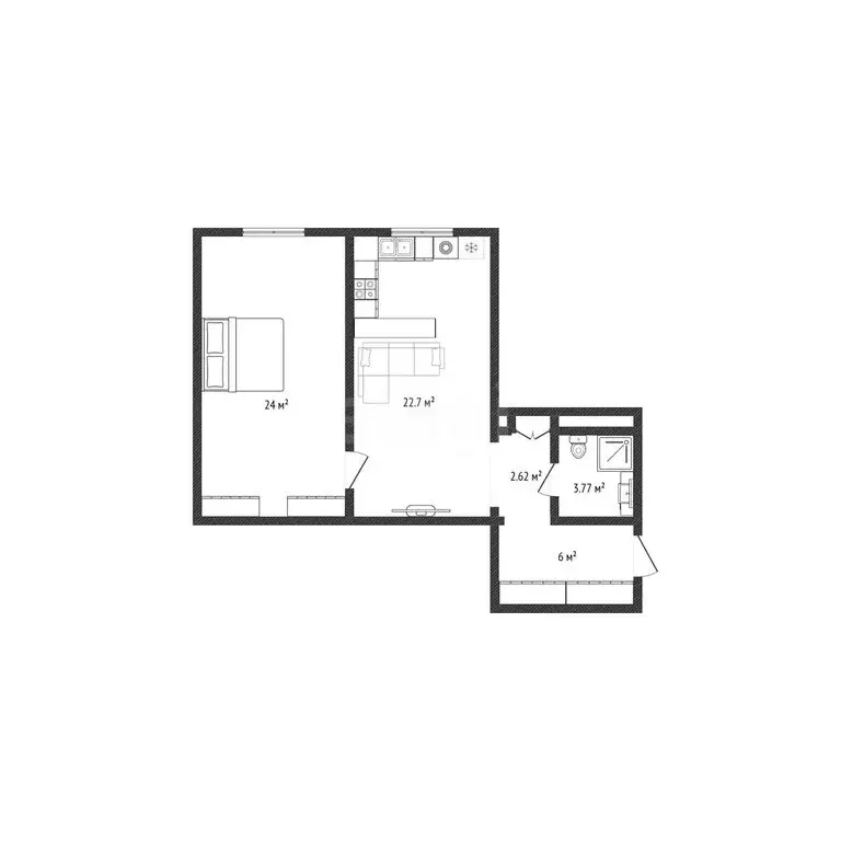 2-комнатная квартира: Махачкала, Мекегинская улица, 39 (60 м) - Фото 1