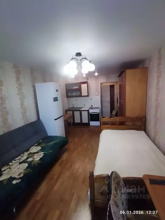 Студия Чувашия, Чебоксары Альгешево мкр, ул. Болгарстроя, 3 (25.9 м) - Фото 1