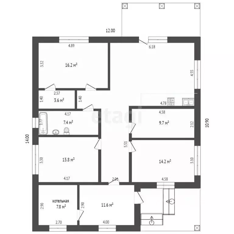 Дом в Тюменская область, Тюмень СОСН Солнечная Поляна тер., ул. ... - Фото 2