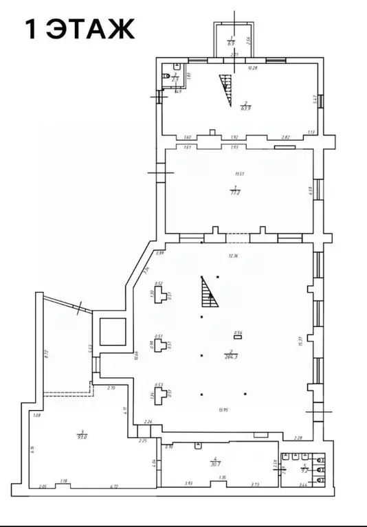 Офис в Санкт-Петербург пер. Зеленков, 7аЗ (665 м) - Фото 2