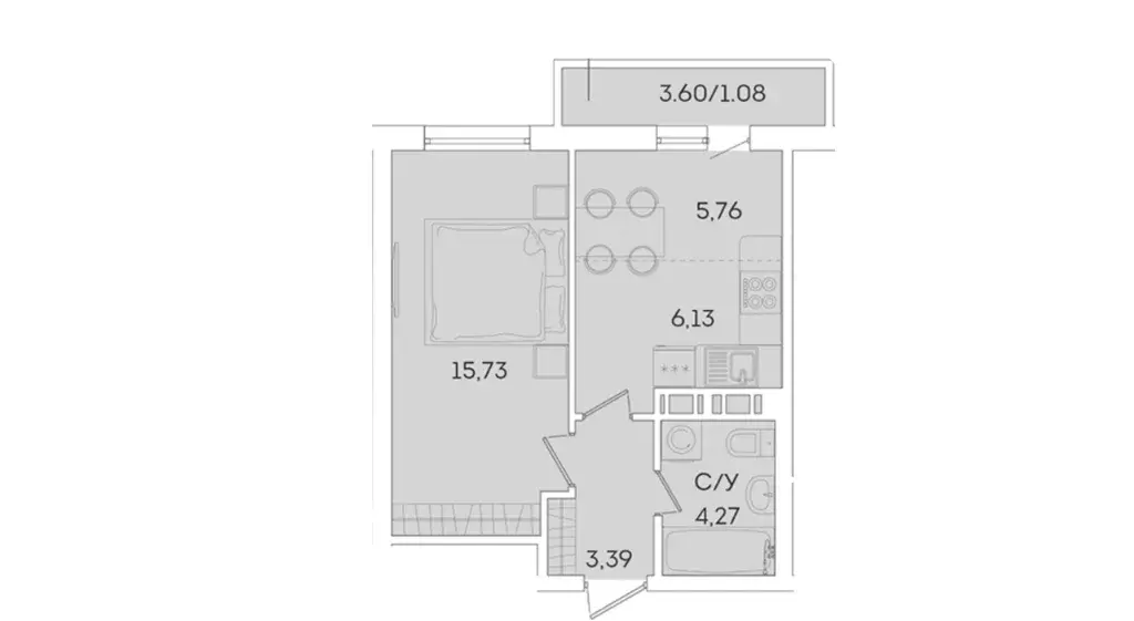 Продаётся квартира-студия, 36.36 м - Фото 0