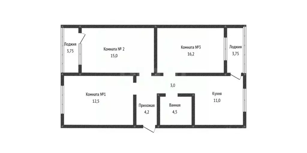 3-к кв. Дагестан, Каспийск Октябрьская ул., 8 (70.0 м) - Фото 0