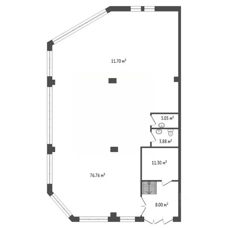 Офис в Красноярский край, Красноярск ул. Маерчака, 3 (450 м) - Фото 2