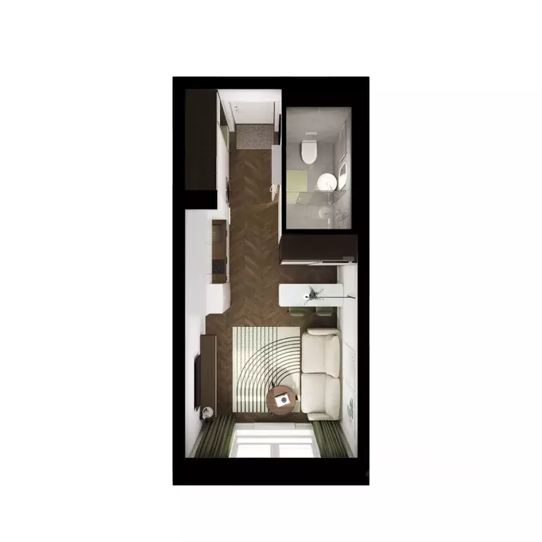 Студия Свердловская область, Екатеринбург Уктус жилрайон, Утес жилой ... - Фото 2