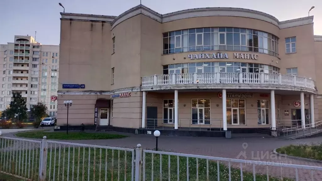 Помещение свободного назначения в Москва ул. Марьинский Парк, 49 (800 ... - Фото 1