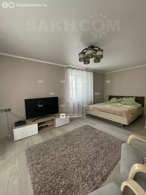 1-комнатная квартира: Южно-Сахалинск, Железнодорожная улица, 87А (37 ... - Фото 1