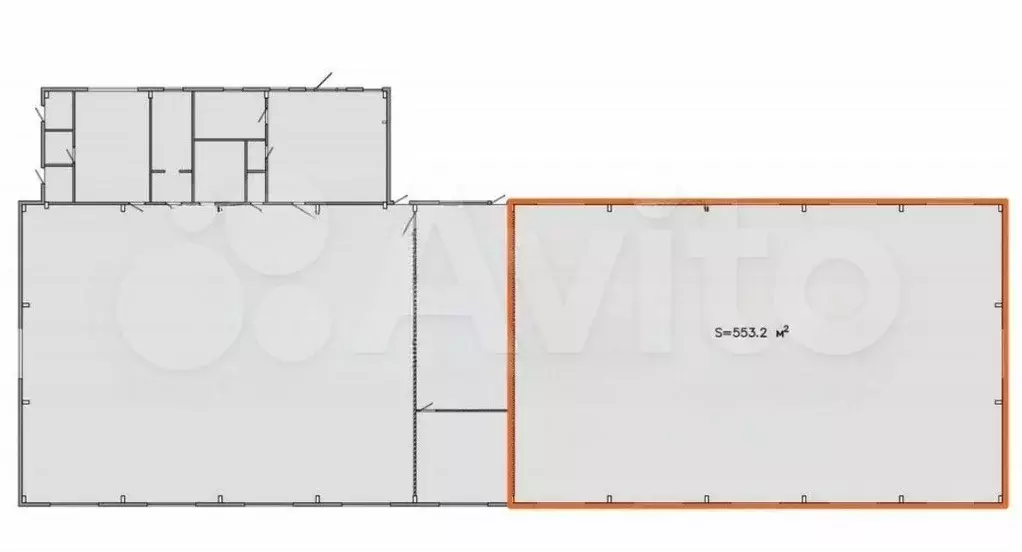 Аренда помещения свободного назначения 550 м2 - Фото 0